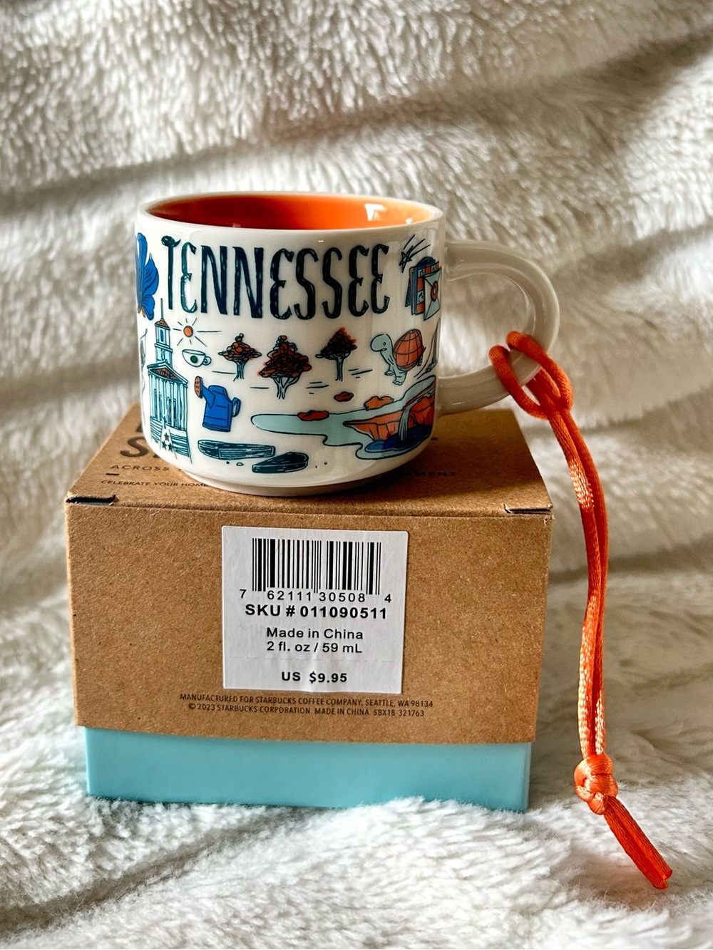 Starbucks Been There Series Ohio 2 Oz Espresso Ornament Mug 2019 NIB **retired**